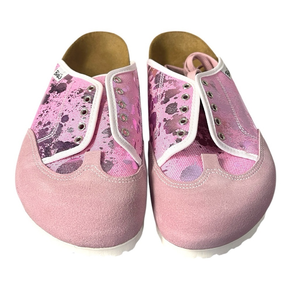 Birki’s by Birkenstock Sporty Shoes - Denim Glitter Splash Rose - EU 42,  L 11